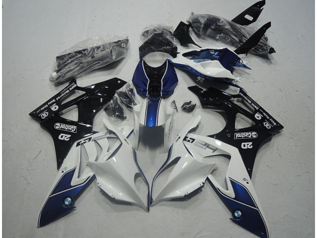 Carrozzeria & Plastica Moto S1000RR 2009-2014 - Bianco Blu Carrozzeria & Plastica Moto S1000RR 2009-2014 - Bianco Blu