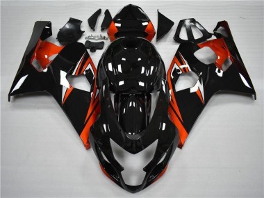 Kit Carena Moto & Plastica Moto GSXR 600 / 750 K4 2004-2005 - Arancia Nero