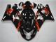 Kit Carena Moto & Plastica Moto GSXR 600 / 750 K4 2004-2005 - Arancia Nero Kit Carena Moto & Plastica Moto GSXR 600 / 750 K4 2004-2005 - Arancia Nero