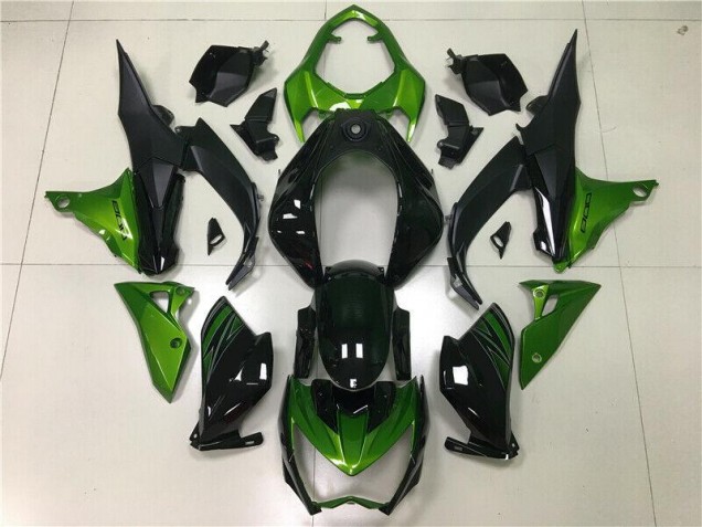 Kit Carenatura Iniezione Z800 2013-2016 - Verde Nero