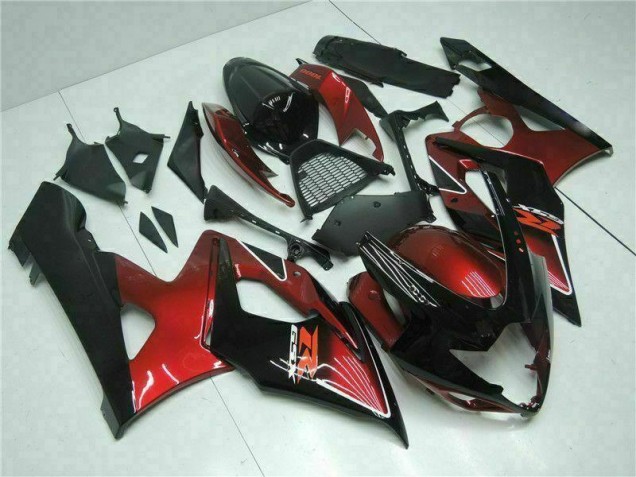 Kit Carenatura Moto Completa GSXR 1000 K5 2005-2006 - Rosso Nero Kit Carenatura Moto Completa GSXR 1000 K5 2005-2006 - Rosso Nero