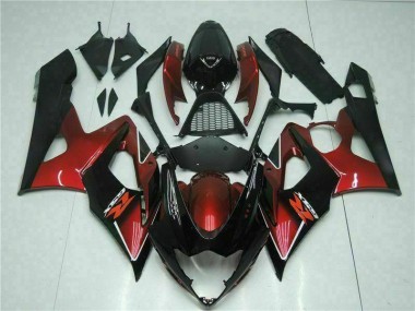 Kit Carenatura Moto Completa GSXR 1000 K5 2005-2006 - Rosso Nero
