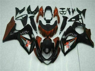 Kit Carenatura Moto Completa GSXR 1000 K9 2009-2016 - Marrone Nero