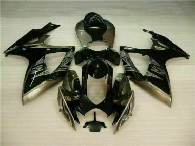 Kit Carenatura Moto Completa GSXR 600 / 750 K6 2006-2007 - Nero Grigio