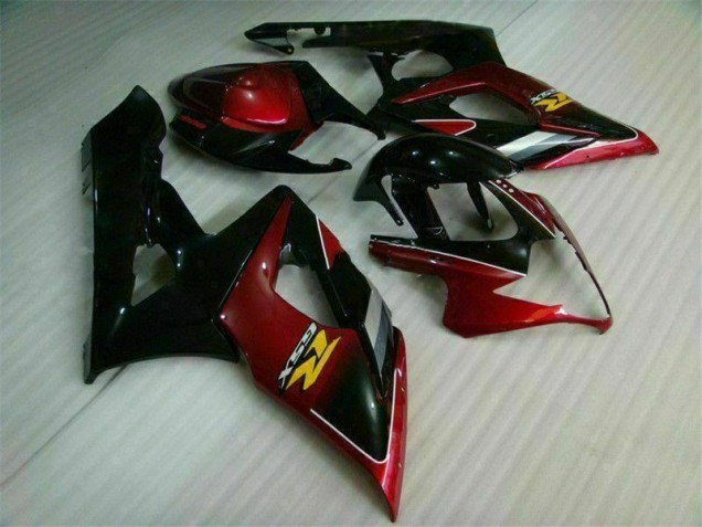 Kit Carenatura Moto GSXR 1000 K5 2005-2006 - Rosso Nero Kit Carenatura Moto GSXR 1000 K5 2005-2006 - Rosso Nero