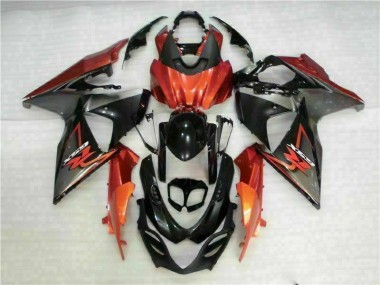Kit Carenatura Moto GSXR 1000 K9 2009-2016 - Marrone Nero