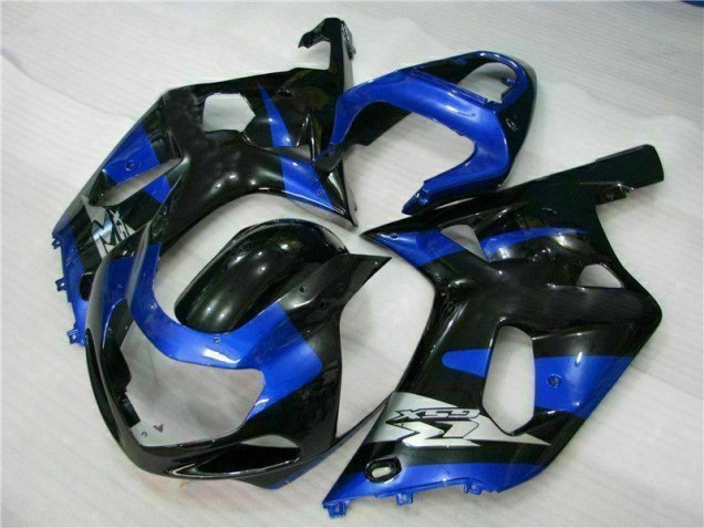 Kit Carenatura Moto GSXR 600 / 750 K1 K2 K3 2001-2003 - Blu Nero Kit Carenatura Moto GSXR 600 / 750 K1 K2 K3 2001-2003 - Blu Nero