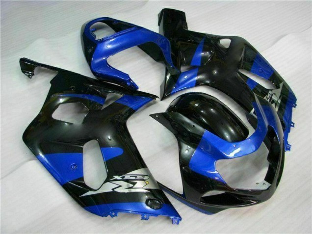 Kit Carenatura Moto GSXR 600 / 750 K1 K2 K3 2001-2003 - Blu Nero Kit Carenatura Moto GSXR 600 / 750 K1 K2 K3 2001-2003 - Blu Nero