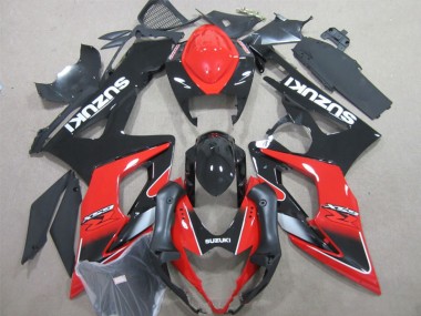 Kit Carenatura Moto Iniezione GSXR 1000 K5 2005-2006 - Nero Rosso