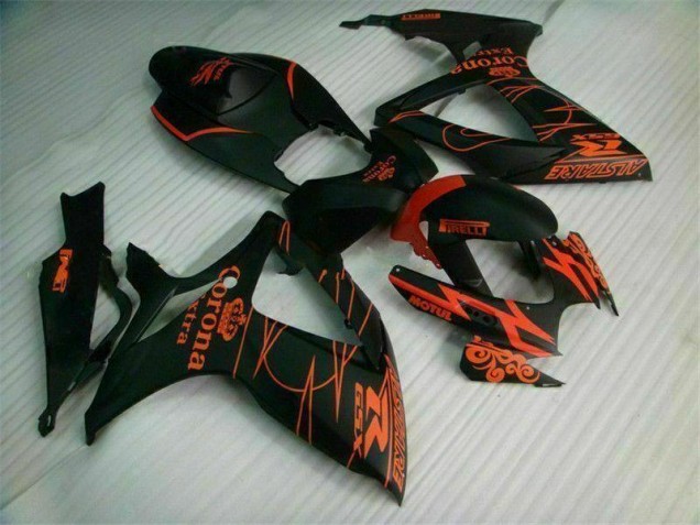 Kit Carenatura Moto Iniezione GSXR 600 / 750 K6 2006-2007 - Nero Kit Carenatura Moto Iniezione GSXR 600 / 750 K6 2006-2007 - Nero