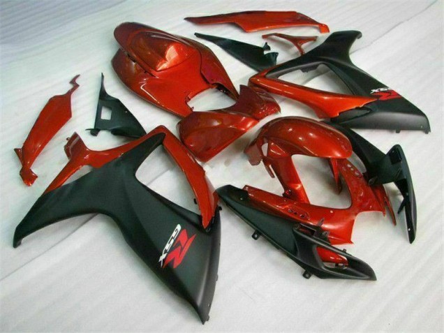 Kit Carenatura Moto Iniezione GSXR 600 / 750 K6 2006-2007 - Rosso Nero Kit Carenatura Moto Iniezione GSXR 600 / 750 K6 2006-2007 - Rosso Nero