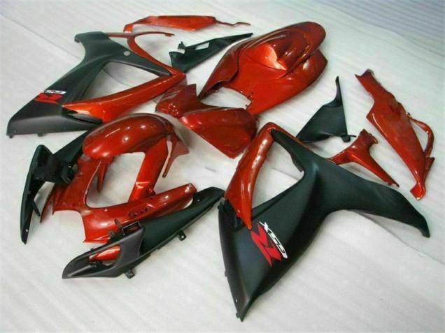 Kit Carenatura Moto Iniezione GSXR 600 / 750 K6 2006-2007 - Rosso Nero Kit Carenatura Moto Iniezione GSXR 600 / 750 K6 2006-2007 - Rosso Nero