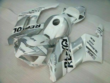 Kit Carenatura Motocicletta Completo ABS CBR 1000 RR 2004-2005 - Argento Bianco Repsol