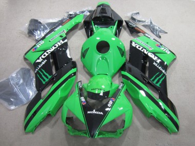 Kit Carenatura Motocicletta Completo ABS CBR 1000 RR 2004-2005 - Nero Verde Monster