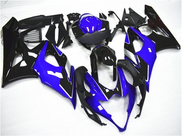 Kit Carenatura Motocicletta Completo ABS GSXR 1000 K5 2005-2006 - Blu Nero Kit Carenatura Motocicletta Completo ABS GSXR 1000 K5 2005-2006 - Blu Nero