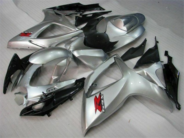 Kit Carenatura Motocicletta Completo ABS GSXR 600 / 750 K6 2006-2007 - Argento Kit Carenatura Motocicletta Completo ABS GSXR 600 / 750 K6 2006-2007 - Argento