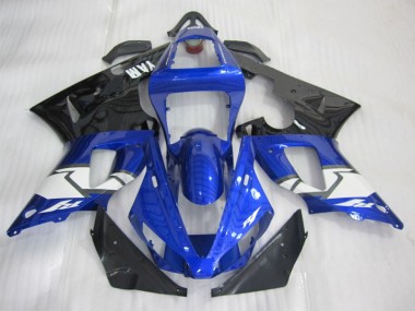 Kit Carenatura Motocicletta Completo ABS R1 2000-2001 - Blu Nero Bianco