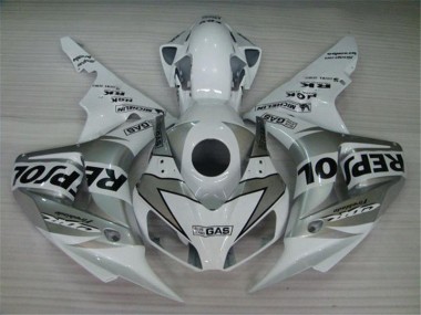 Kit Carene CBR 1000 RR 2004-2005 - Bianco Argento Nero Repsol