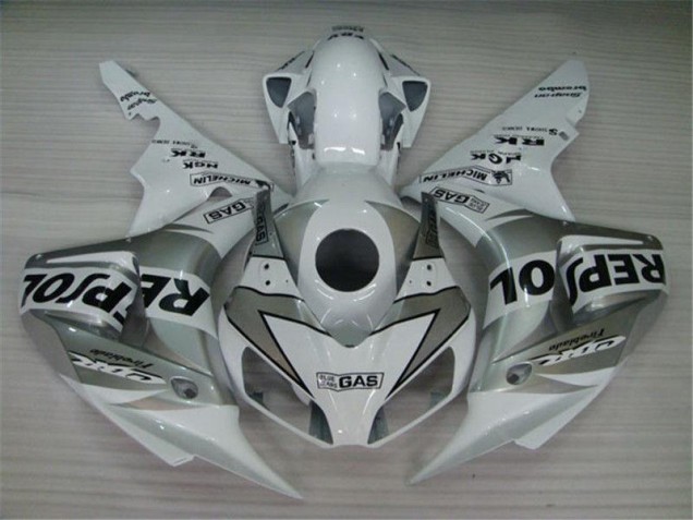 Kit Carene CBR 1000 RR 2004-2005 - Bianco Argento Nero Repsol Kit Carene CBR 1000 RR 2004-2005 - Bianco Argento Nero Repsol