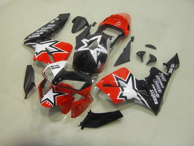 Kit Carene CBR 600 RR 2003-2004 - Nero Rosso Kit Carene CBR 600 RR 2003-2004 - Nero Rosso