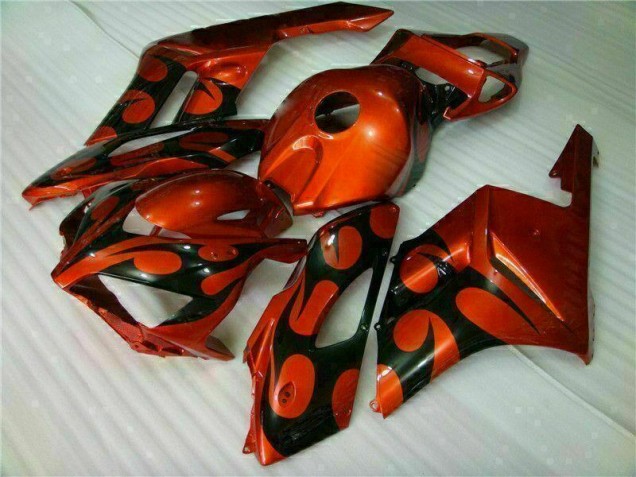 Kit Carene Moto CBR 1000 RR 2004-2005 - Arancia Nero Kit Carene Moto CBR 1000 RR 2004-2005 - Arancia Nero