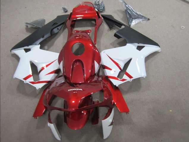 Kit Carene Moto CBR 600 RR 2003-2004 - Rosso Bianco Kit Carene Moto CBR 600 RR 2003-2004 - Rosso Bianco