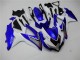 Kit Carene Moto Completa GSXR 600 / 750 K8 2008-2010 - Bianco Blu Kit Carene Moto Completa GSXR 600 / 750 K8 2008-2010 - Bianco Blu