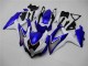 Kit Carene Moto Completa GSXR 600 / 750 K8 2008-2010 - Bianco Blu Kit Carene Moto Completa GSXR 600 / 750 K8 2008-2010 - Bianco Blu