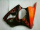 Kit Carene Moto Completa ZX6R 2000-2002 - Nero Rosso Fiamma Kit Carene Moto Completa ZX6R 2000-2002 - Nero Rosso Fiamma