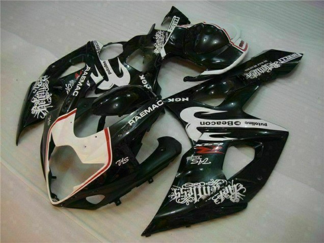 Kit Carene Moto GSXR 1000 K5 2005-2006 - Bianco Nero Kit Carene Moto GSXR 1000 K5 2005-2006 - Bianco Nero