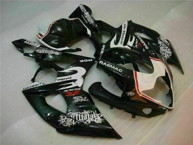 Kit Carene Moto GSXR 1000 K5 2005-2006 - Bianco Nero Kit Carene Moto GSXR 1000 K5 2005-2006 - Bianco Nero