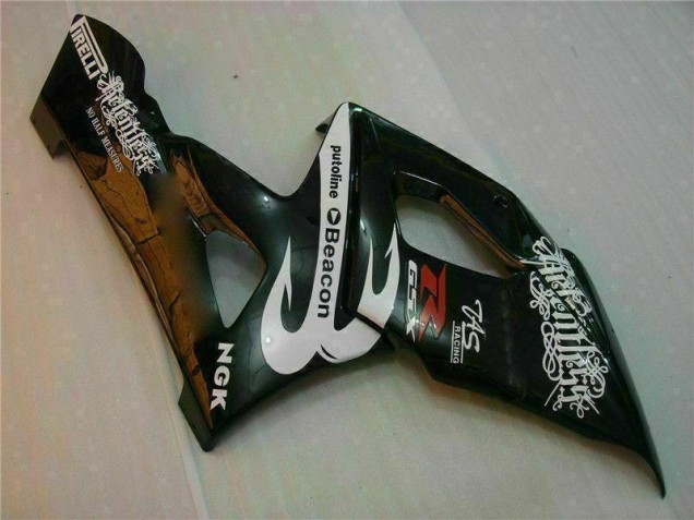 Kit Carene Moto GSXR 1000 K5 2005-2006 - Bianco Nero Kit Carene Moto GSXR 1000 K5 2005-2006 - Bianco Nero