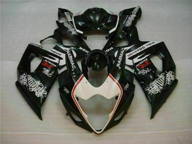 Kit Carene Moto GSXR 1000 K5 2005-2006 - Bianco Nero Kit Carene Moto GSXR 1000 K5 2005-2006 - Bianco Nero