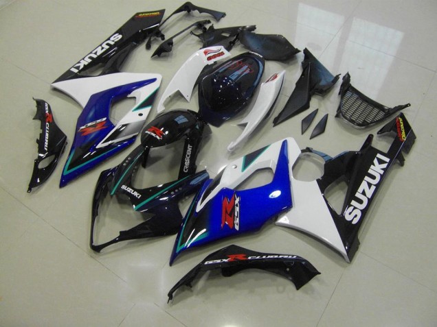 Kit Carene Moto GSXR 1000 K5 2005-2006 - Blu Bianco Kit Carene Moto GSXR 1000 K5 2005-2006 - Blu Bianco