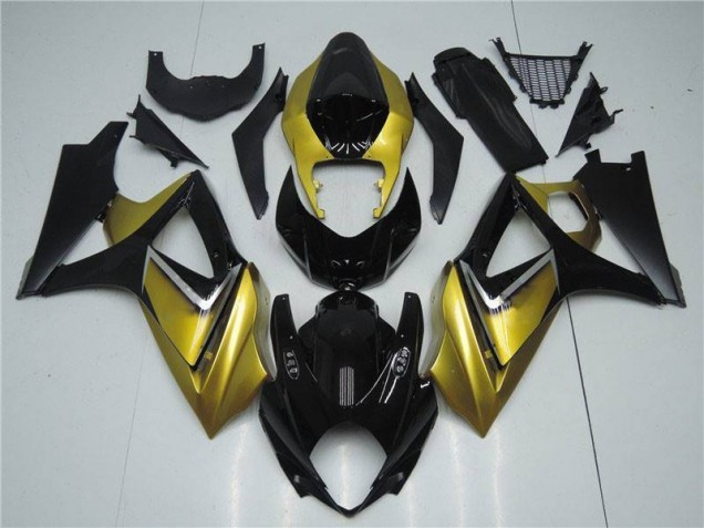 Kit Carene Moto GSXR 1000 K7 2007-2008 - Oro Nero