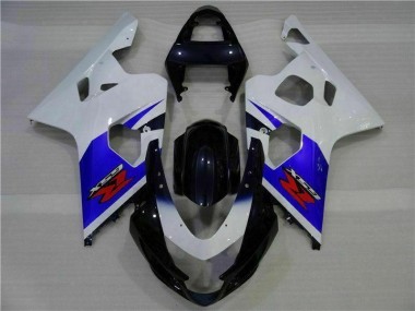 Kit Carene Moto GSXR 600 / 750 K4 2004-2005 - Blu Bianco