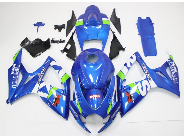 Kit Carene Moto GSXR 600 / 750 K6 2006-2007 - Blu Bianco Kit Carene Moto GSXR 600 / 750 K6 2006-2007 - Blu Bianco