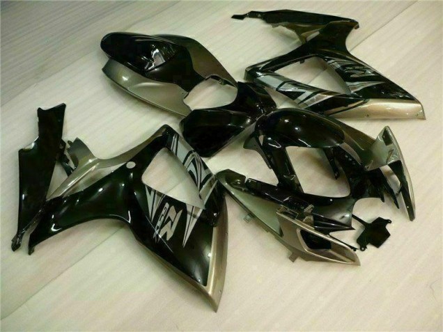Kit Carene Moto GSXR 600 / 750 K6 2006-2007 - Nero Grigio Kit Carene Moto GSXR 600 / 750 K6 2006-2007 - Nero Grigio