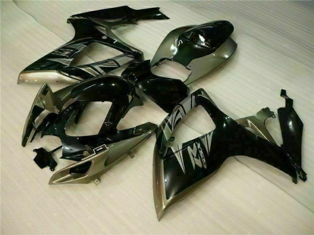 Kit Carene Moto GSXR 600 / 750 K6 2006-2007 - Nero Grigio Kit Carene Moto GSXR 600 / 750 K6 2006-2007 - Nero Grigio