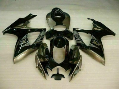 Kit Carene Moto GSXR 600 / 750 K6 2006-2007 - Nero Grigio