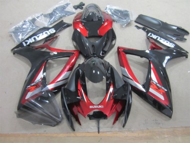 Kit Carene Moto GSXR 600 K6 2006-2007 - Nero Rosso