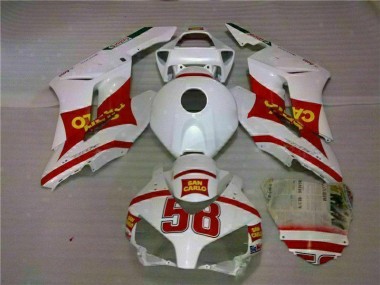 Kit Completo Carenatura Moto ABS CBR 1000 RR 2004-2005 - Bianco Rosso