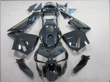 Kit Completo Carenatura Moto ABS CBR 600 RR 2003-2004 - Nero Oro Decal