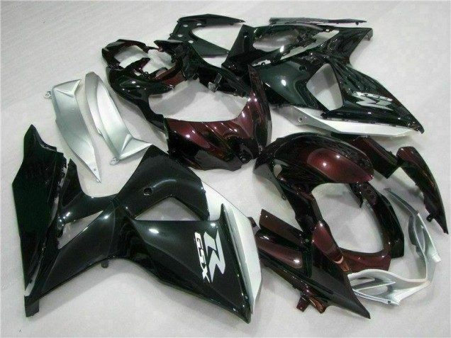 Kit Completo Carenatura Moto ABS GSXR 1000 K9 2009-2016 - Marrone Nero Kit Completo Carenatura Moto ABS GSXR 1000 K9 2009-2016 - Marrone Nero