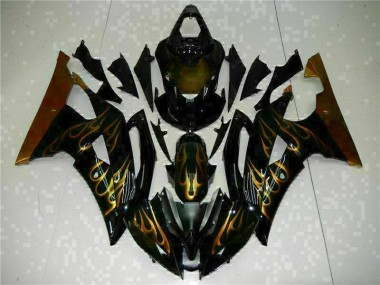 Kit Completo Carenatura Moto ABS R6 2008-2016 - Nero