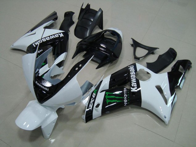 Kit Completo Carenatura Moto ABS ZX6R 2003-2004 - Bianco Monster Kit Completo Carenatura Moto ABS ZX6R 2003-2004 - Bianco Monster