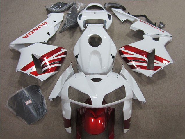 Kits Carenatura Moto Completa CBR 1000 RR 2004-2005 - Bianco Rosso Nero Kits Carenatura Moto Completa CBR 1000 RR 2004-2005 - Bianco Rosso Nero