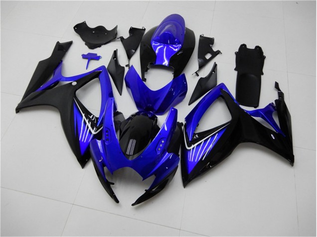 Kits Carenatura Moto Completa GSXR 600 / 750 K6 2006-2007 - Blu Nero Kits Carenatura Moto Completa GSXR 600 / 750 K6 2006-2007 - Blu Nero