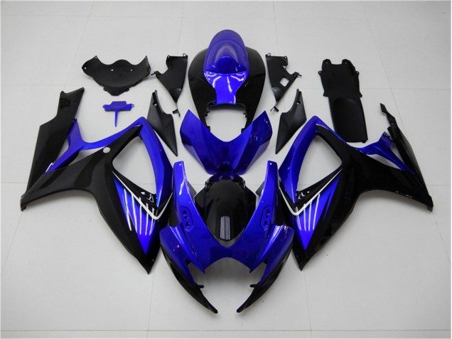 Kits Carenatura Moto Completa GSXR 600 / 750 K6 2006-2007 - Blu Nero Kits Carenatura Moto Completa GSXR 600 / 750 K6 2006-2007 - Blu Nero