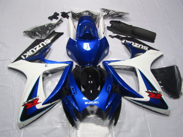 Kits Carenatura Moto Completa GSXR 600 K6 2006-2007 - Blu Bianco Kits Carenatura Moto Completa GSXR 600 K6 2006-2007 - Blu Bianco